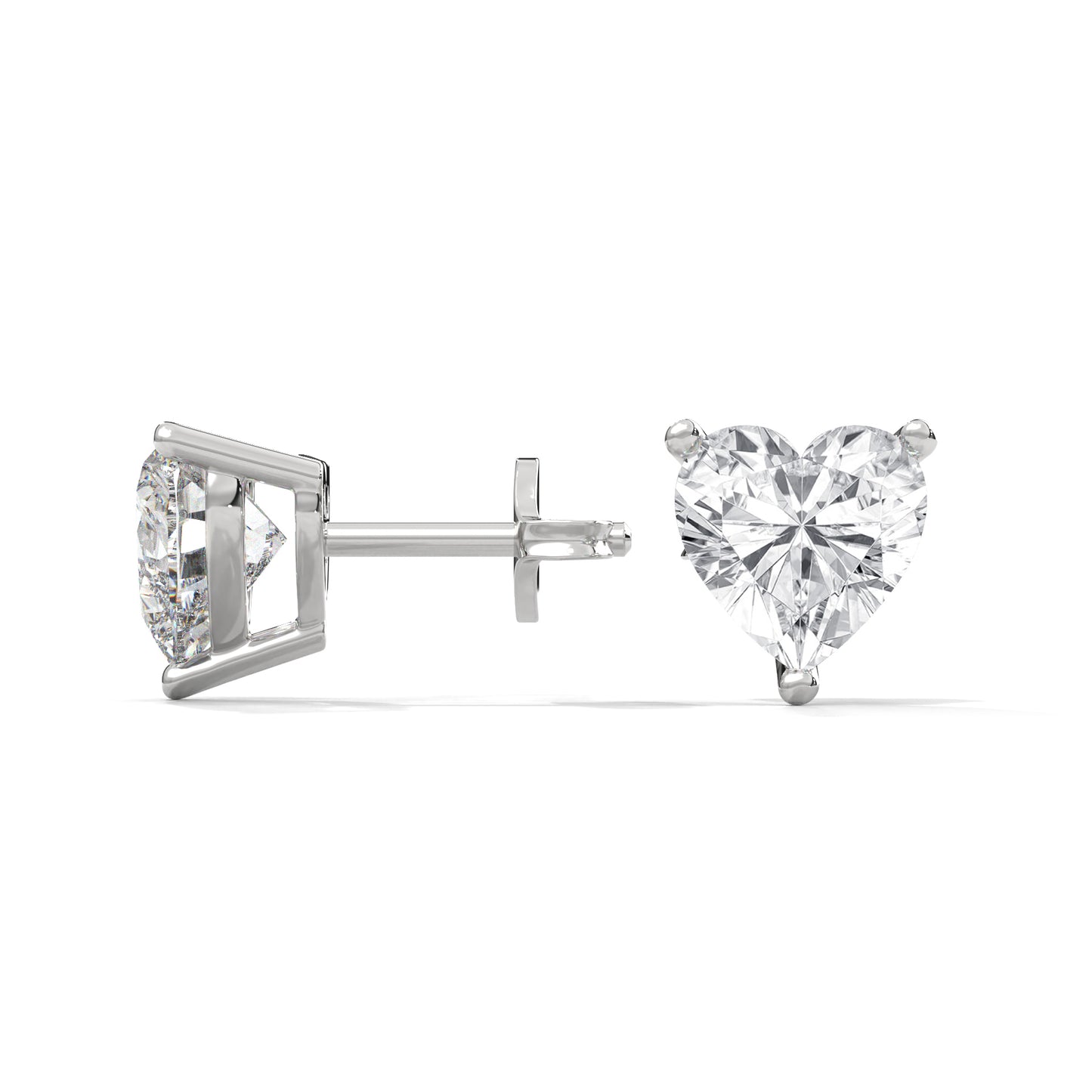 CLASSIC HEART STUDS