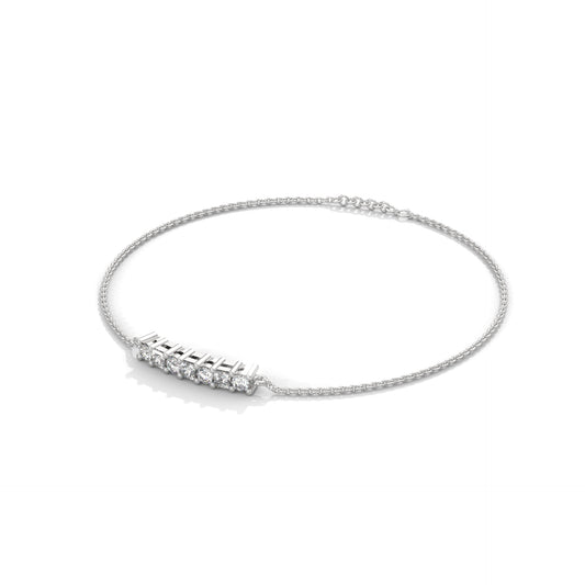 round diamond bracelet