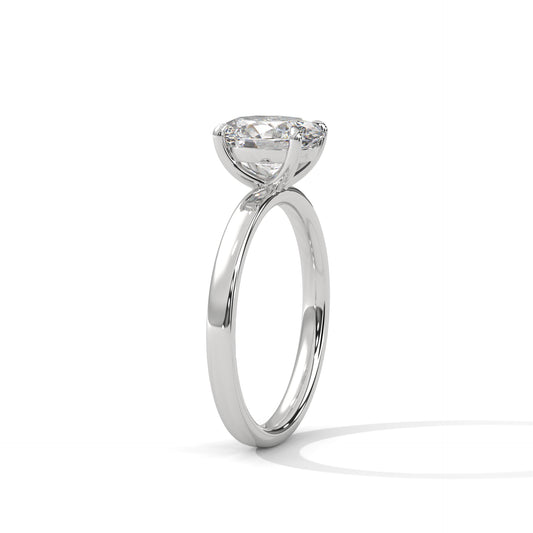 OVAL SOLITAIRE RING