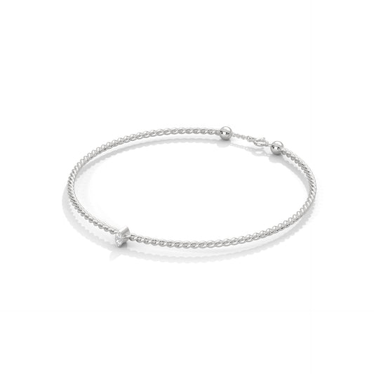 minimal twist bracelet for womens