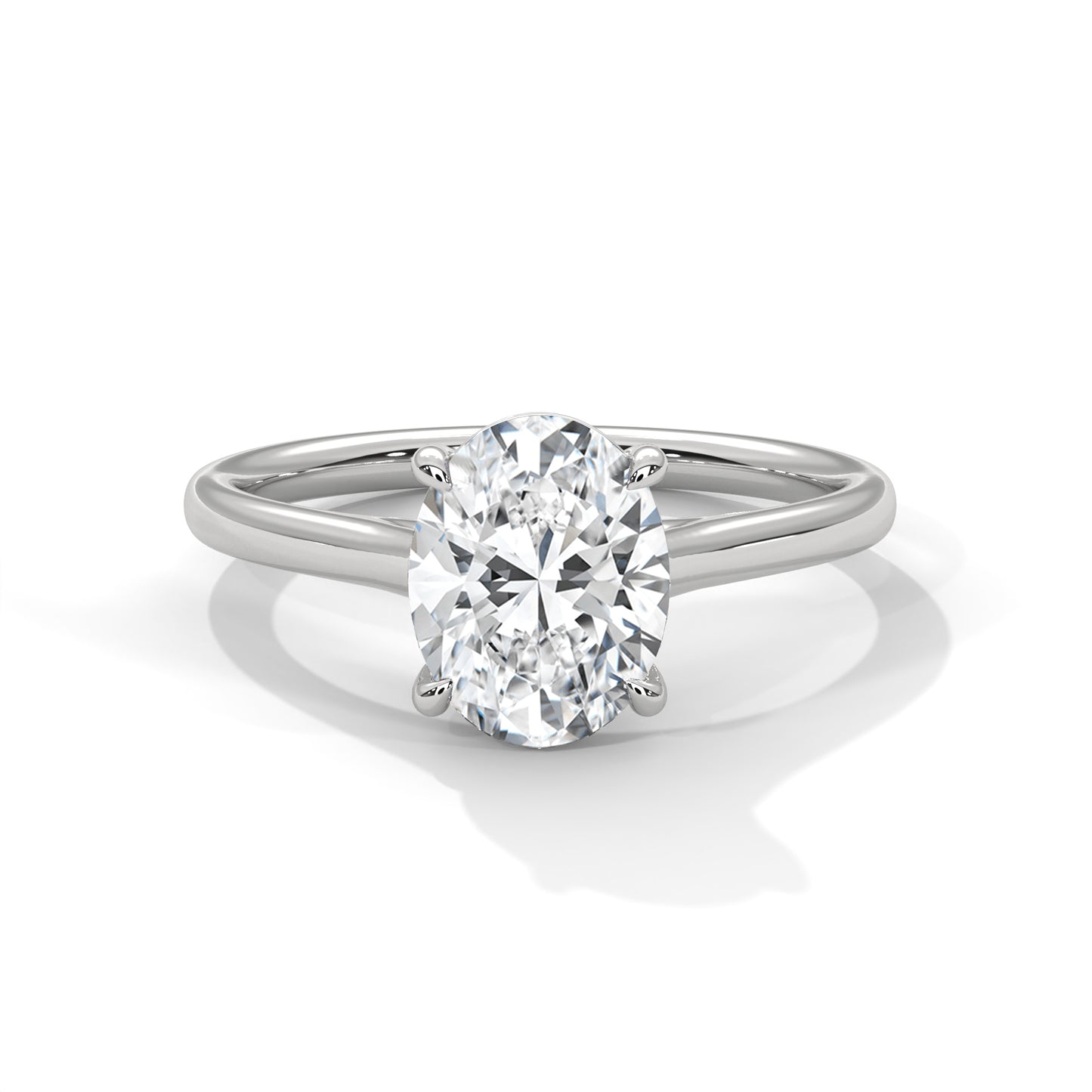OVAL SOLITAIRE RING
