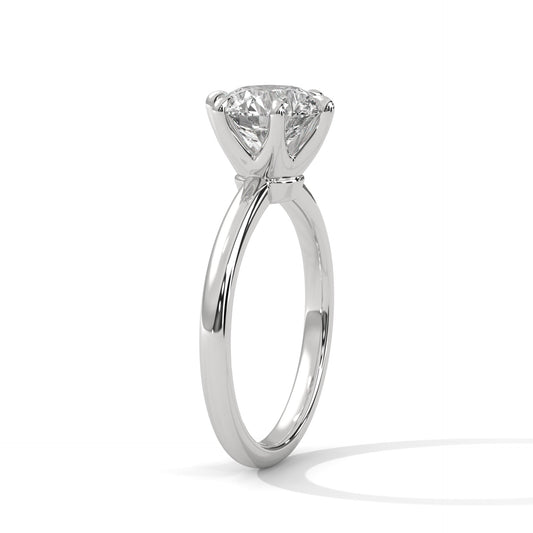 REFINED ROUND SOLITAIRE RING