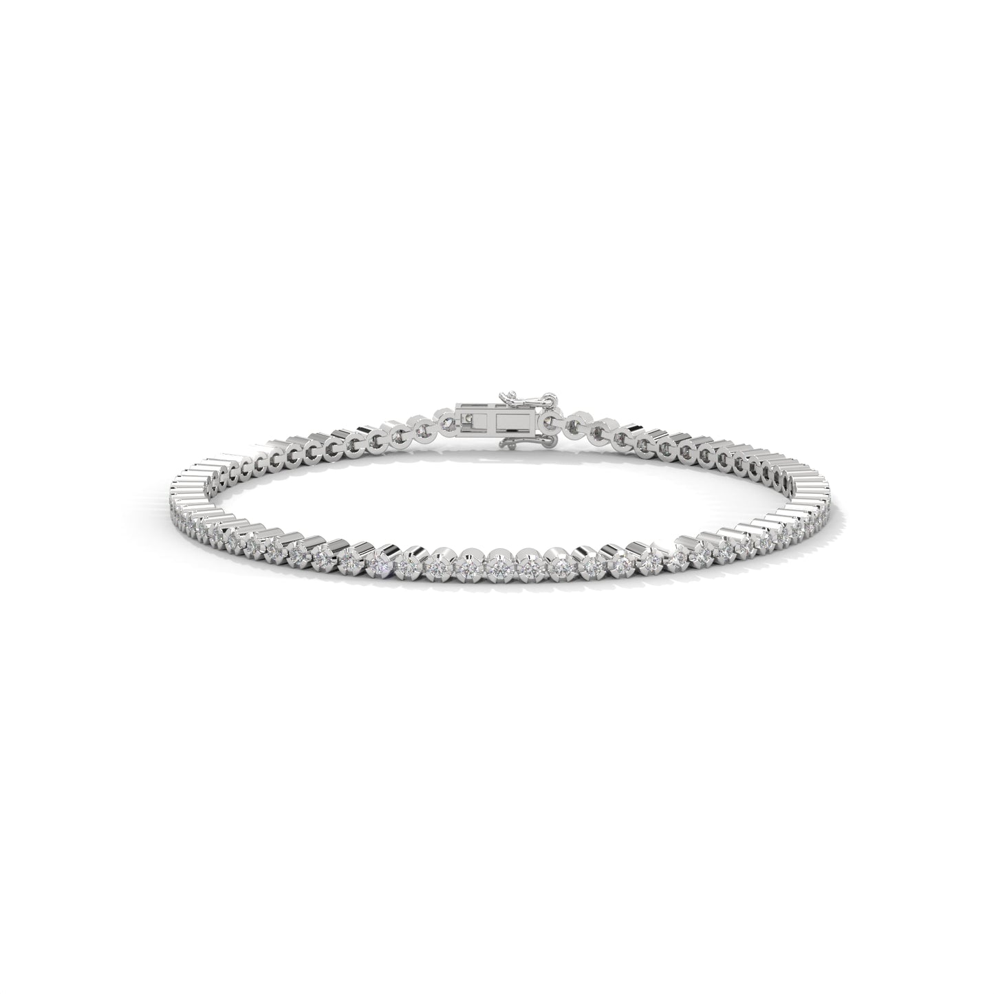 MINIMALIST ROUND TENNIS BRACELET