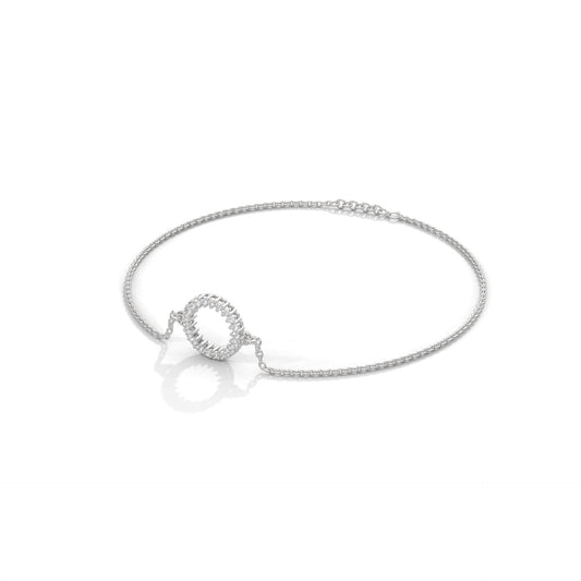 round small diamond bracelet