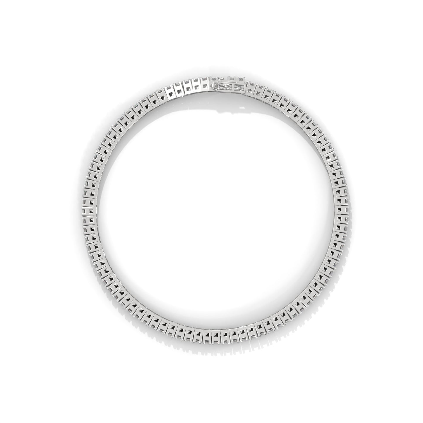 silver tennis bracelet design