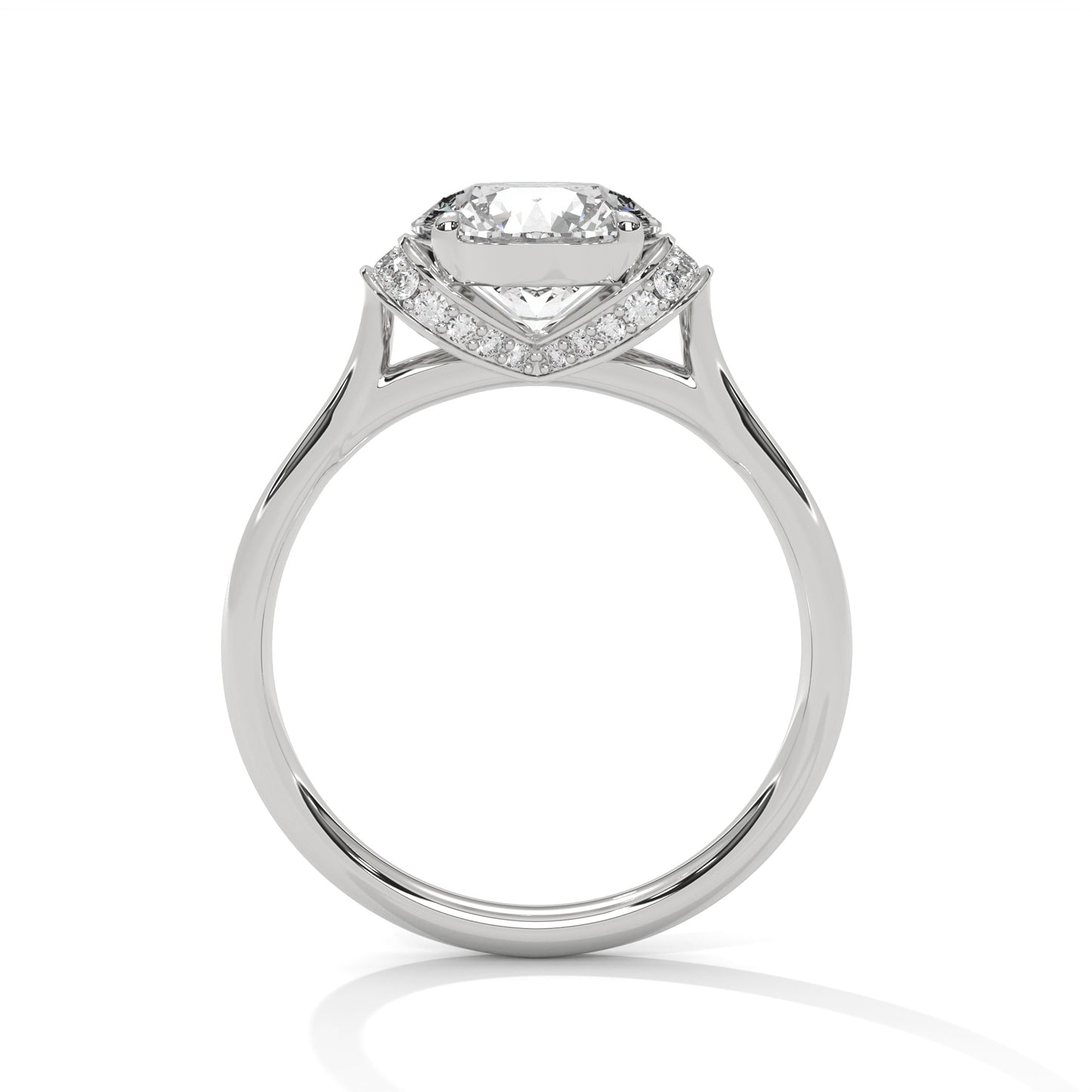 GLAMOROUS ROUND SOLITAIRE RING