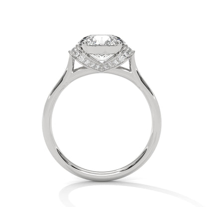 GLAMOROUS ROUND SOLITAIRE RING