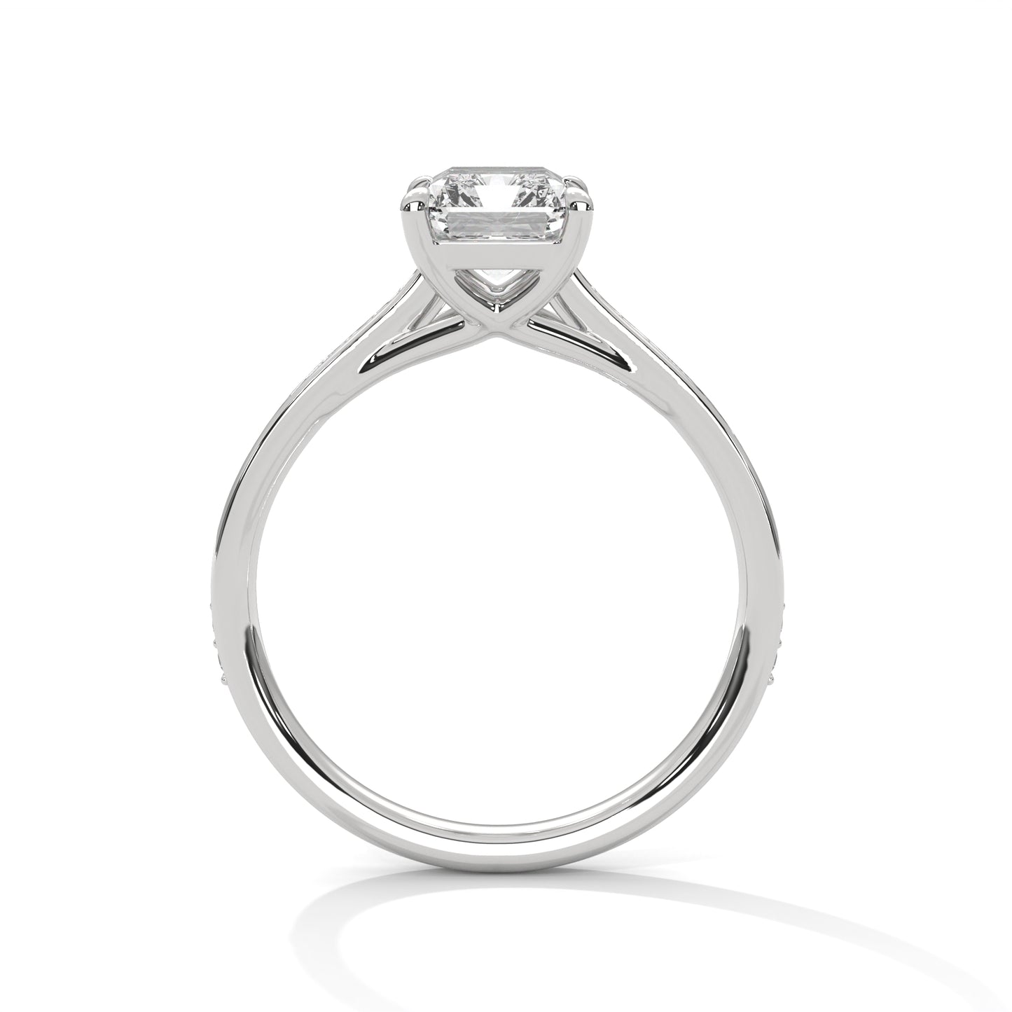 EMERALD ELEGANCE SOLITAIRE RING