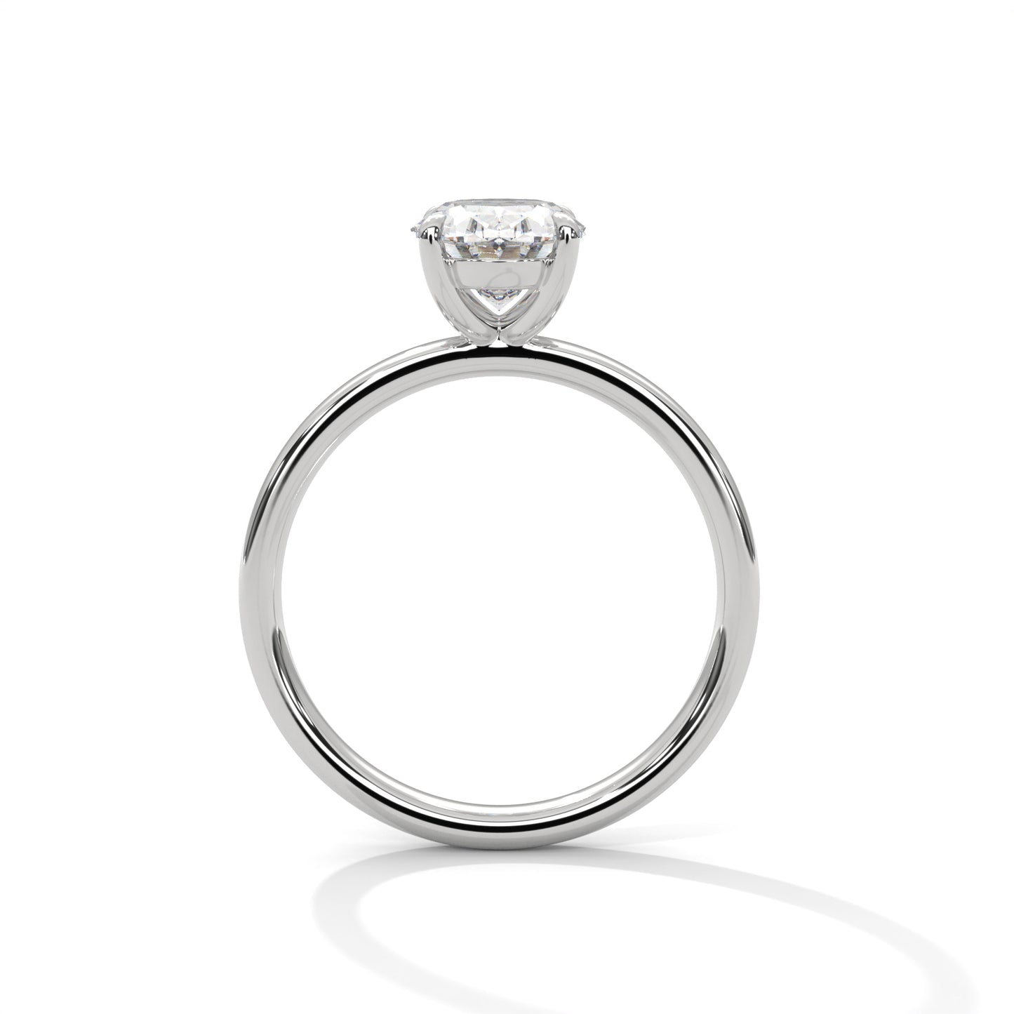 OVAL SOLITAIRE RING