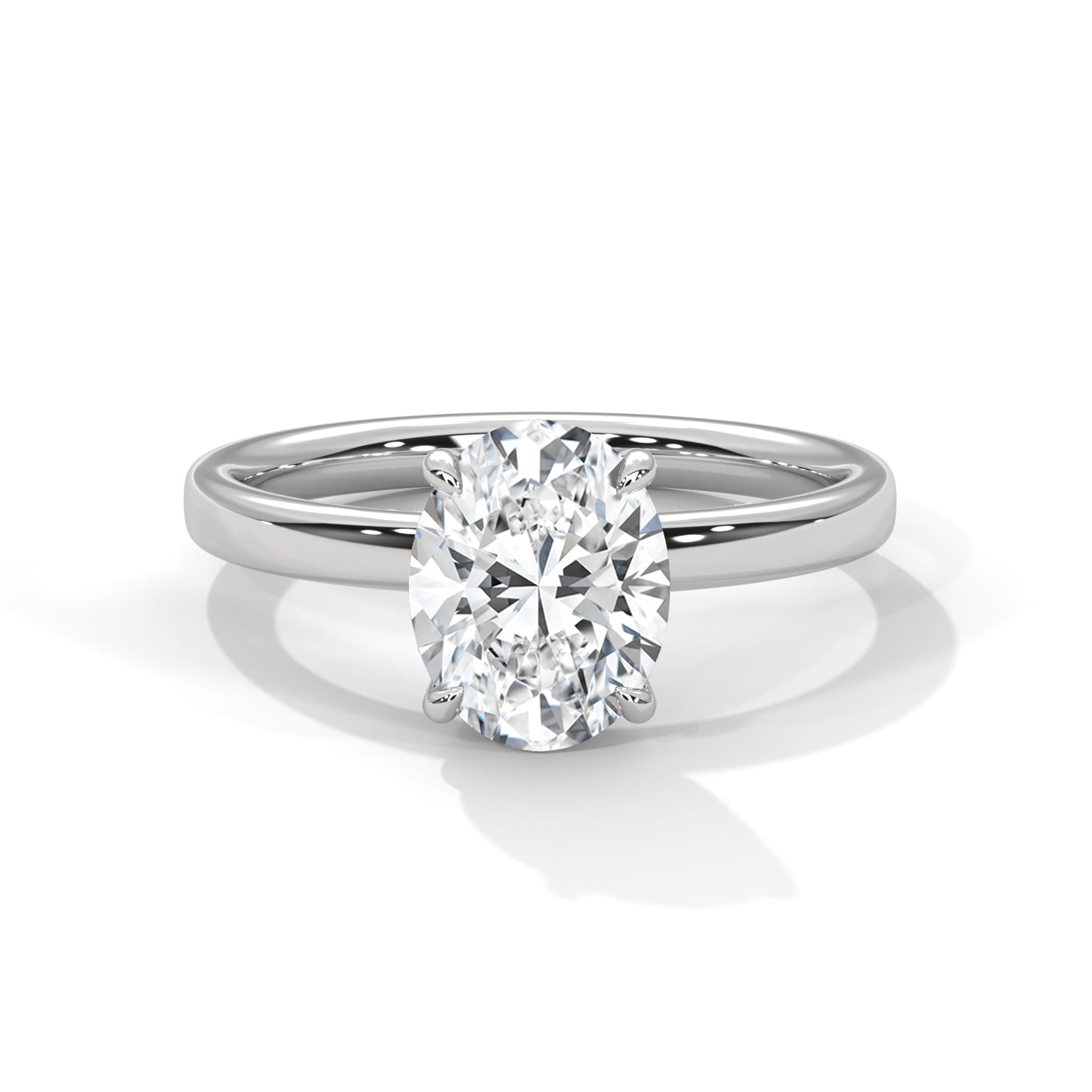OVAL SOLITAIRE RING