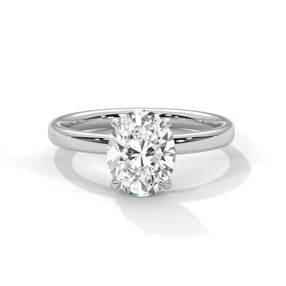 OVAL SOLITAIRE RING