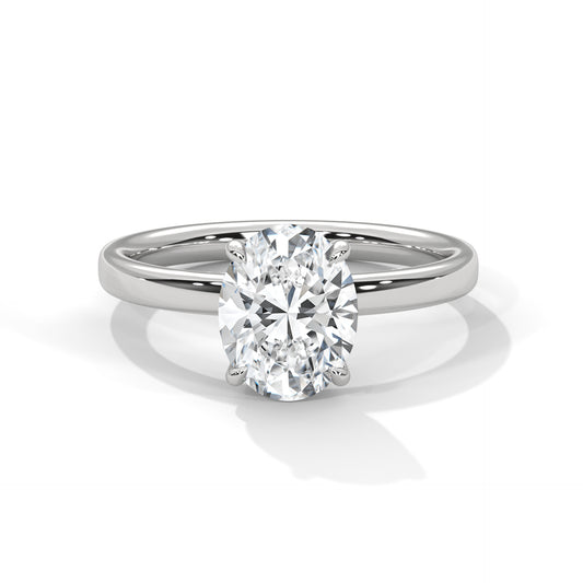 OVAL SOLITAIRE RING