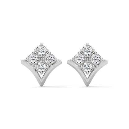 chiv v earing in silver
