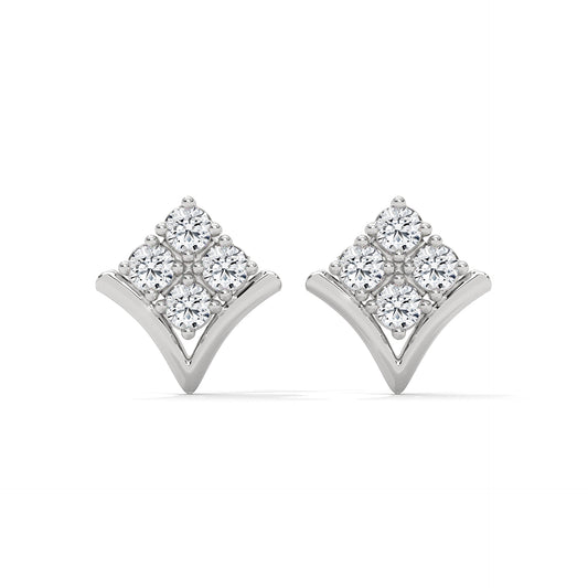 chiv v earing in silver
