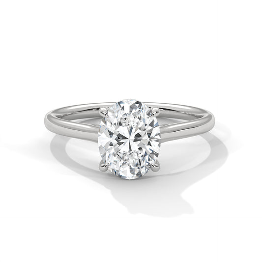 OVAL SOLITAIRE RING
