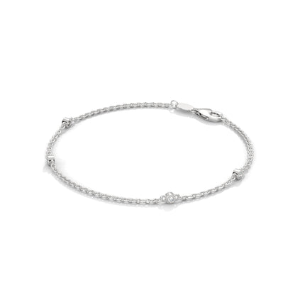 Minimalist Bezel Diamond Bracelet
