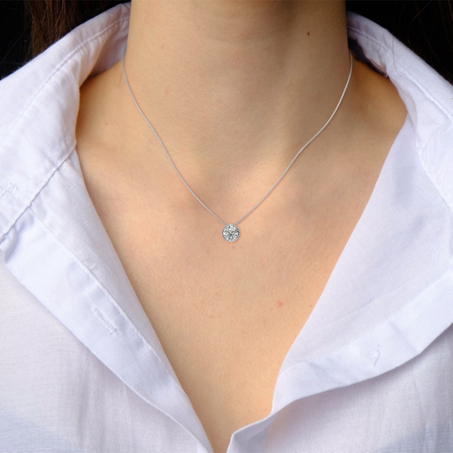 ROUND DIAMOND PENDENT