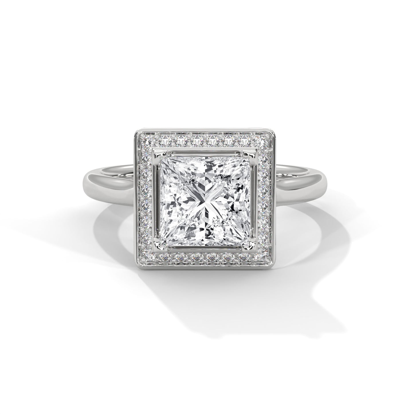 PRINCESS ELEGANCE HALO RING