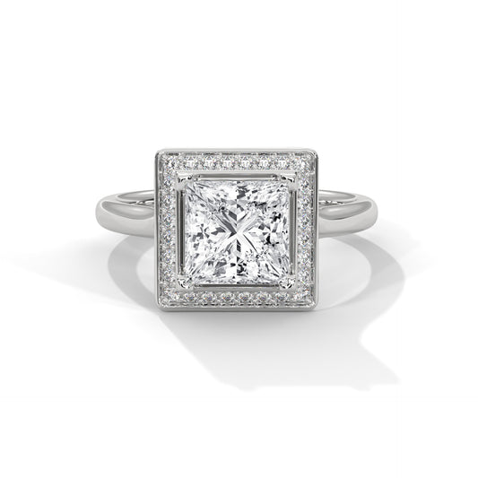 PRINCESS ELEGANCE HALO RING