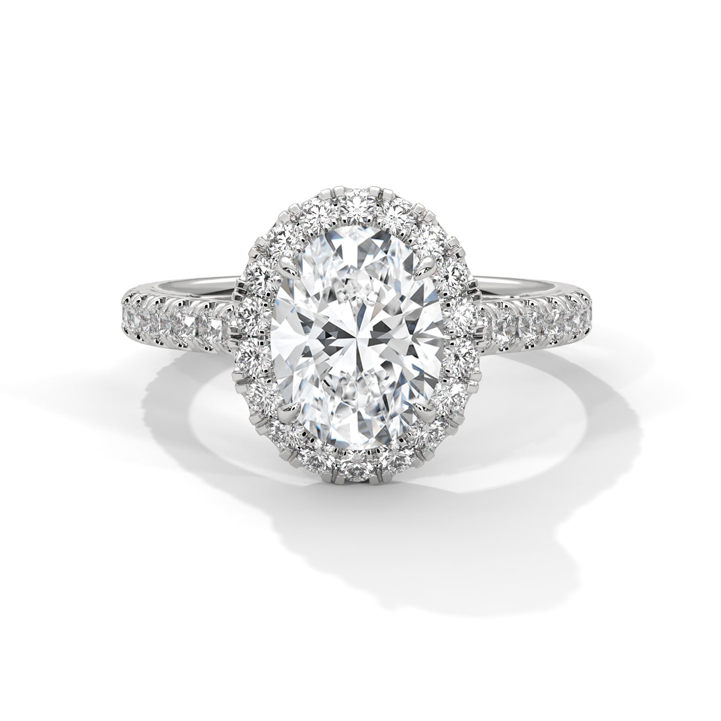 OVAL HALO DELIGHT RING