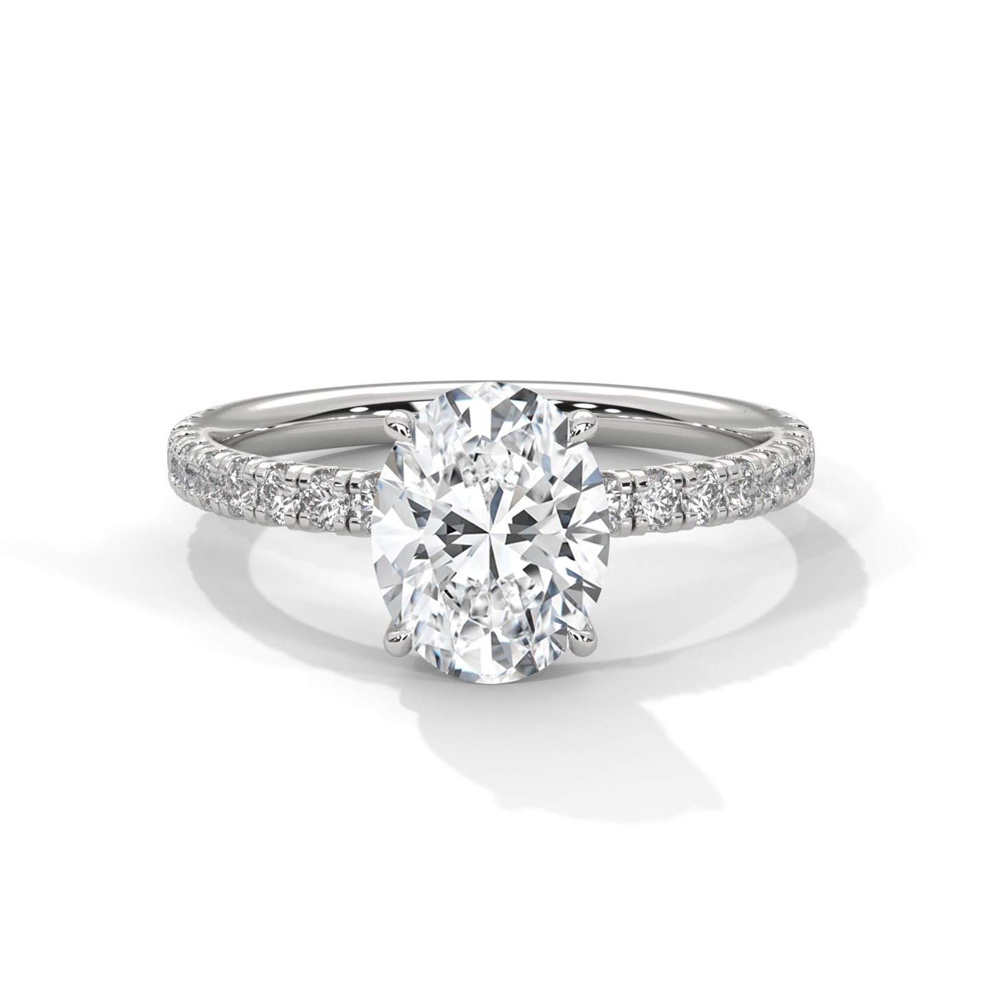 OVAL BRILLIANCE PAVE RING