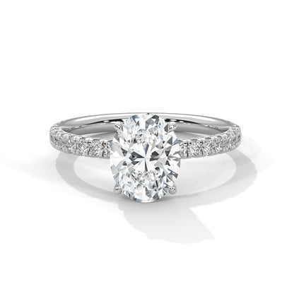 OVAL BRILLIANCE PAVE RING