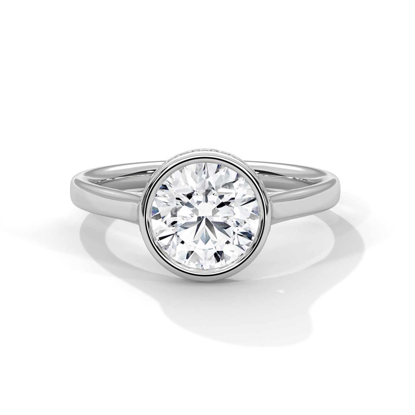 ELEVATED HALO SOLITAIRE RING