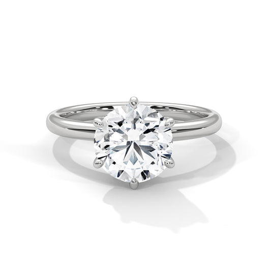 TIMELESS SIX-PRONG SOLITAIRE RING