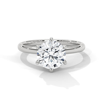 REFINED ROUND SOLITAIRE RING