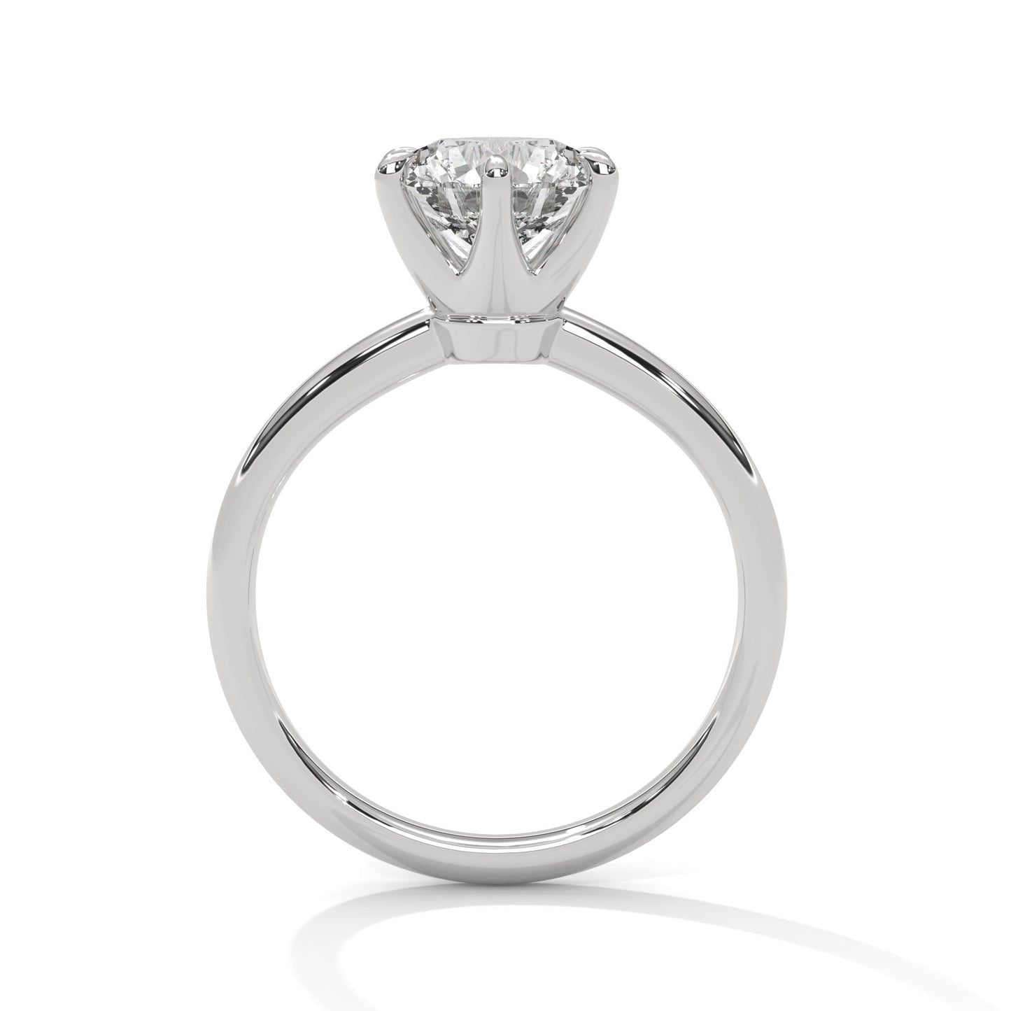 REFINED ROUND SOLITAIRE RING
