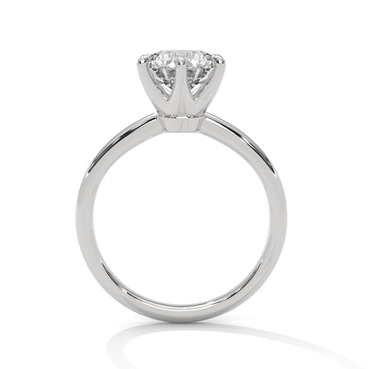 REFINED ROUND SOLITAIRE RING