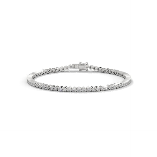 MINIMALIST ROUND TENNIS BRACELET