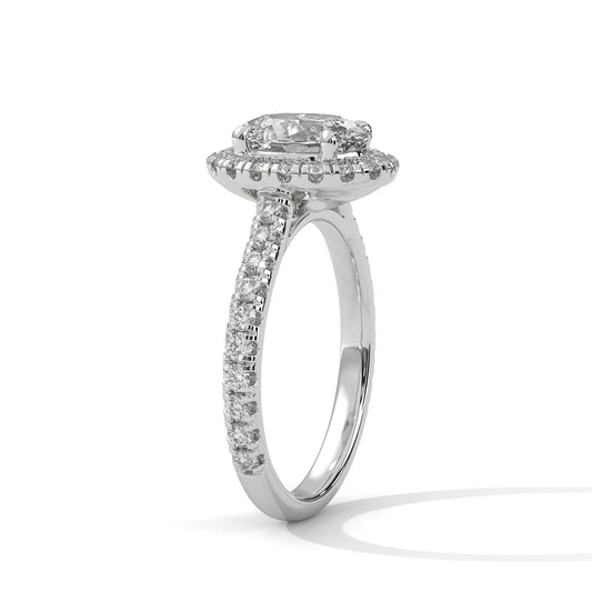 OVAL HALO DELIGHT RING