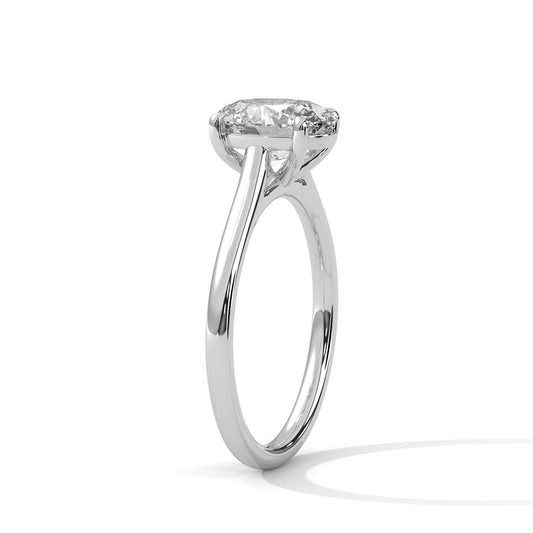 OVAL SOLITAIRE RING
