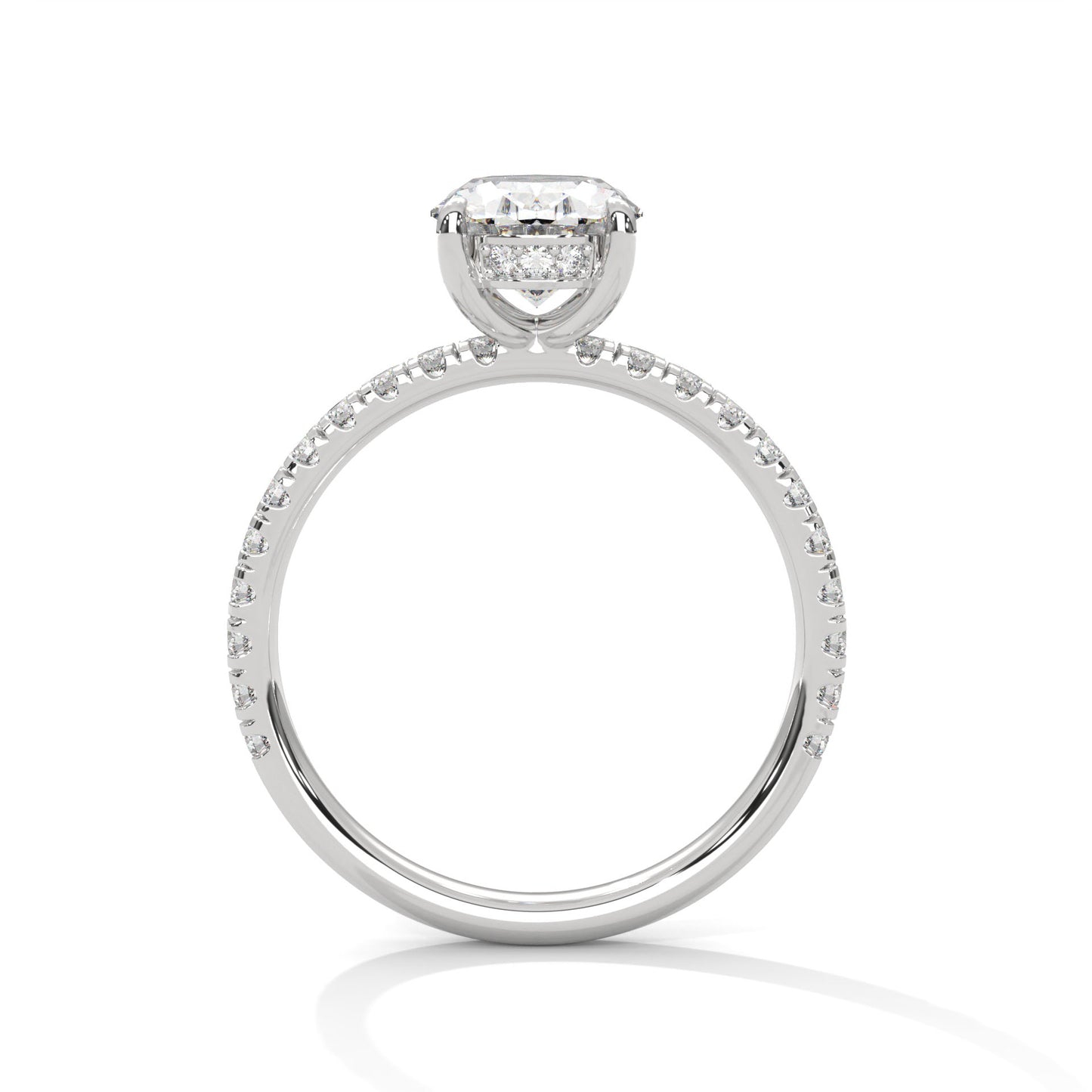 OVAL BRILLIANCE PAVE RING