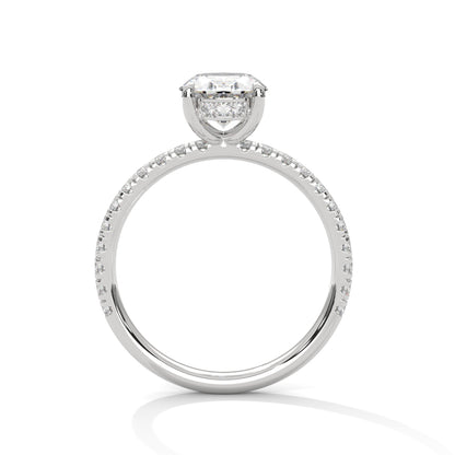 OVAL BRILLIANCE PAVE RING