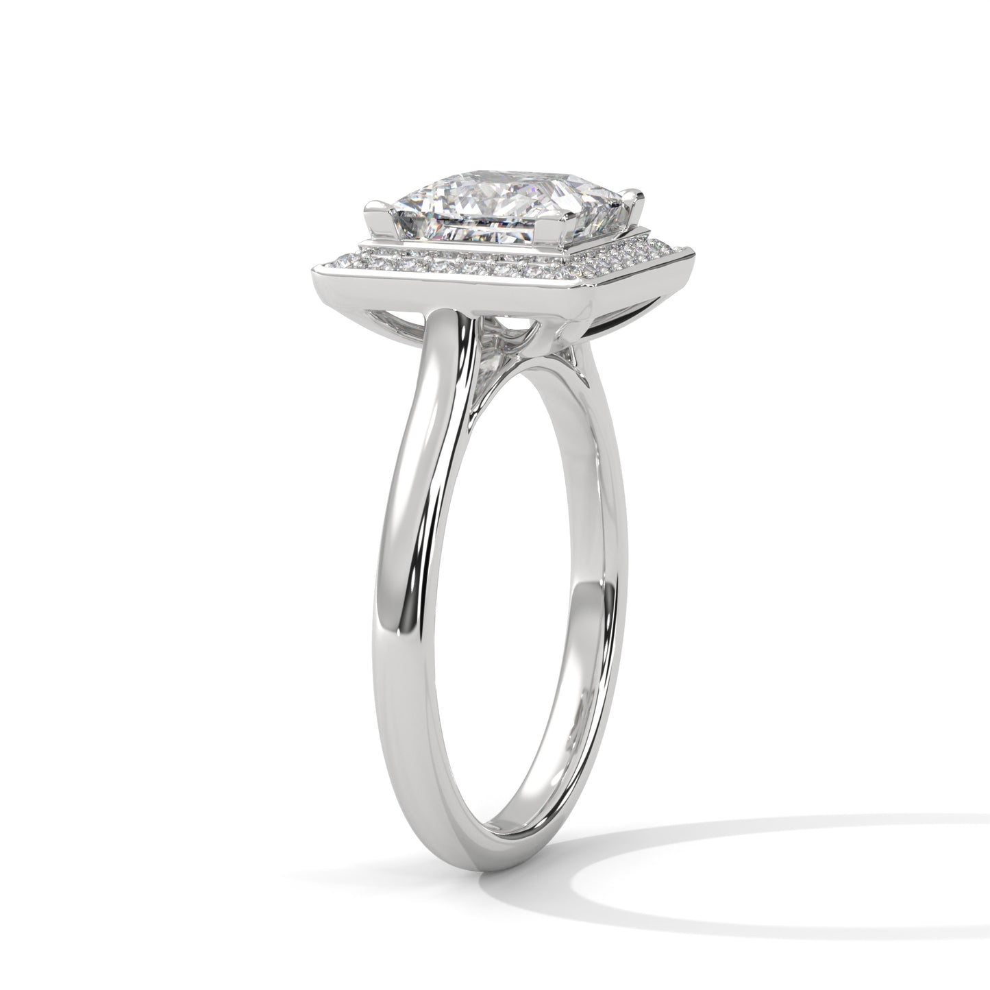 PRINCESS ELEGANCE HALO RING
