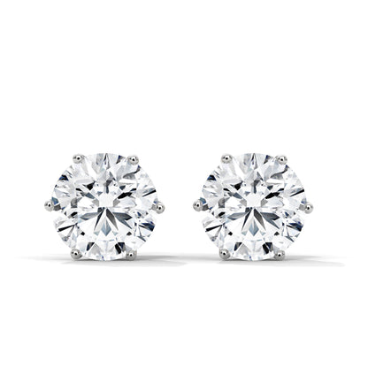 TIMELESS SIX-PRONG STUDS