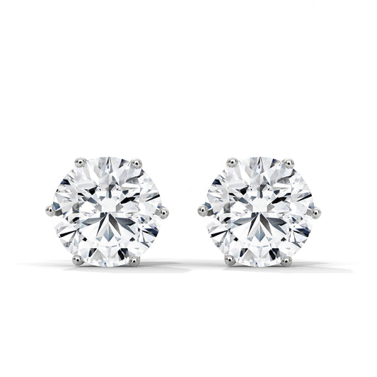 TIMELESS SIX-PRONG STUDS