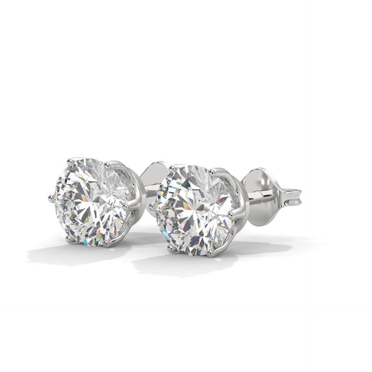TIMELESS SIX-PRONG STUDS