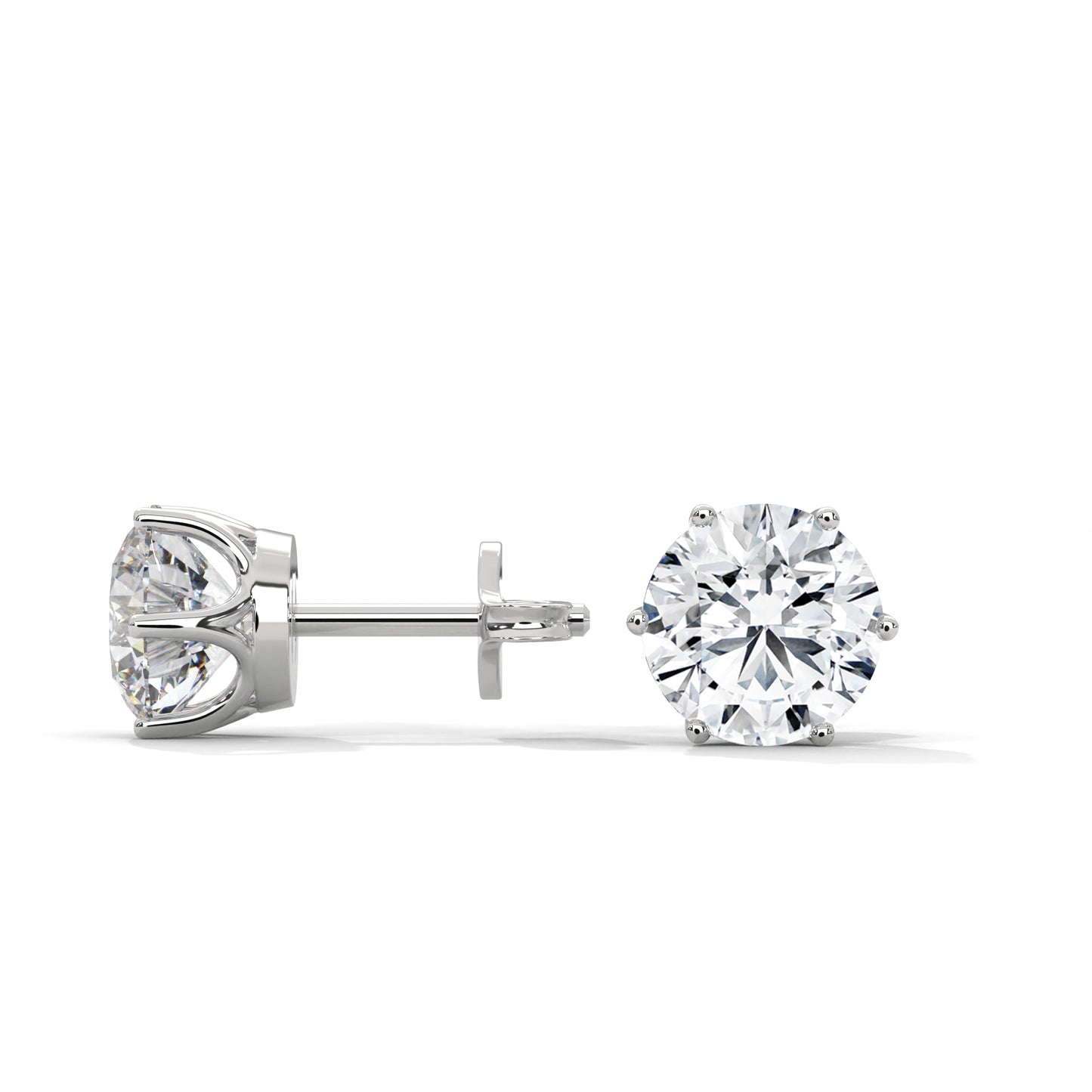 TIMELESS SIX-PRONG STUDS