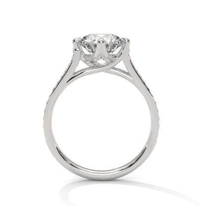 SIGNATURE PAVE SOLITAIRE RING