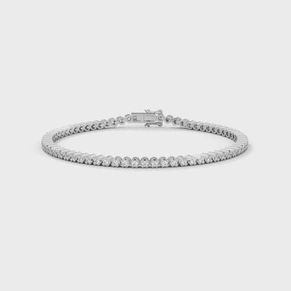 MINIMALIST ROUND TENNIS BRACELET
