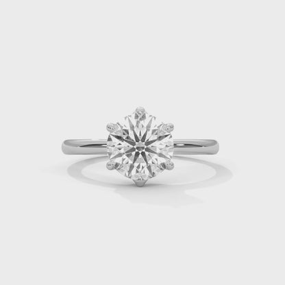 TIMELESS SIX-PRONG SOLITAIRE RING
