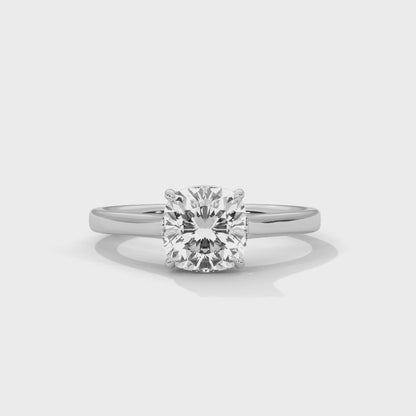 CUSHION SOLITAIRE RING