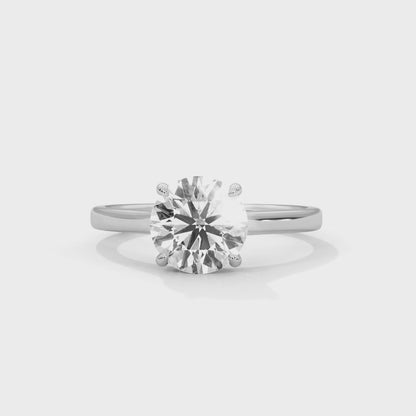 ROUND DIAMOND SOLITAIRE RING