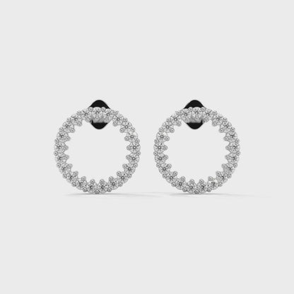 celeste hoop earing in sterling silver video