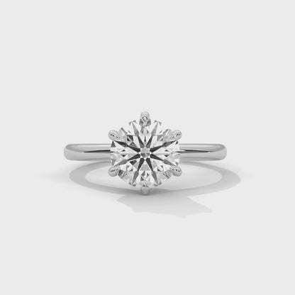 REFINED ROUND SOLITAIRE RING