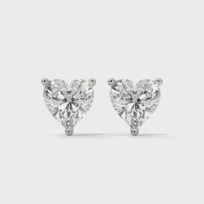 CLASSIC HEART STUDS