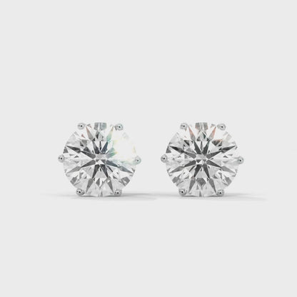TIMELESS SIX-PRONG STUDS